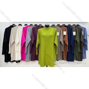 Strickkleid für Damen mit Rollkragen (Einheitsgröße 46/48/50) ITALIENISCHE MODE IM4260317