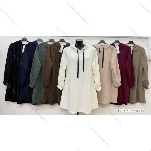 Oversize-Hoodie für Damen (46/48/50, Einheitsgröße) Italienische Mode IM4260320