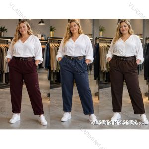 Oversize-Hose für Damen mit Gürtel (Einheitsgröße 42/44/46) Italienische Mode IM4260327
