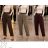 Lange, butterweiche Damenhose mit Gürtel (38/40/42, Einheitsgröße) ITALIENISCHE MODE IM4260328