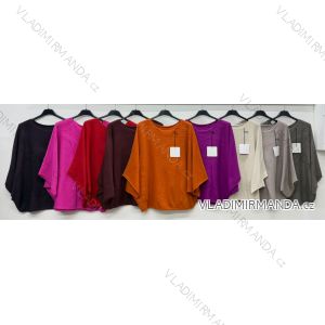 Damen-Kurzarm-Fledermausärmel-Strickpullover OVERSIZE (S/M/L EINHEITSGRÖSSE) ITALIENISCHE MODE IM4260333