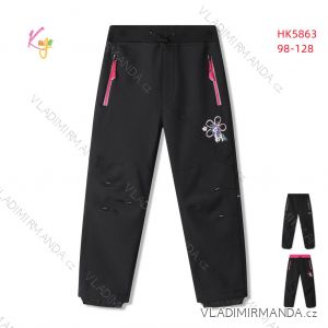 Fleecegefütterte Softshellhose für Kinder (Mädchen und Jungen, Größe 98-128) KUGO HK5863