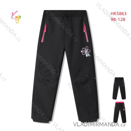 Fleecegefütterte Softshellhose für Kinder (Mädchen und Jungen, Größe 98-128) KUGO HK5863