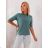 Oversize-Strickpullover für Damen mit kurzen Ärmeln (Einheitsgröße 44/46/48) Italienische Mode IMD26106