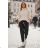 Elegante, lange Jogginghose für Damen (Einheitsgröße S/M/L) ITALIAN FASHION IMD23634