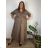 Langes ärmelloses Sommerkleid für Damen EUGENIE  (Einheitsgröße S/M) ITALIAN FASHION IMSM26000034/DUR <div>
<p>2XL / 3XL</p>
</div> schwarz