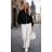 Elegante, lange Jogginghose für Damen (Einheitsgröße S/M/L) ITALIAN FASHION IMD23634