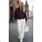 Elegante, lange Jogginghose für Damen (Einheitsgröße S/M/L) ITALIAN FASHION IMD23634