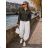 Elegante, lange Jogginghose für Damen (Einheitsgröße S/M/L) ITALIAN FASHION IMD23634