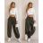 Elegante, lange Jogginghose für Damen (Einheitsgröße S/M/L) ITALIAN FASHION IMD23634