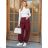 Elegante, lange Jogginghose für Damen (Einheitsgröße S/M/L) ITALIAN FASHION IMD23634