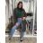 Strickjacke gestrickte Langarmfrauen (UNI S / M) ITALIAN FASHION IMD20425