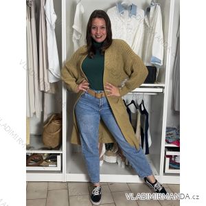 Strickjacke gestrickte Langarmfrauen (UNI S / M) ITALIAN FASHION IMD20425