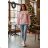 Elegante, lange Jogginghose für Damen (Einheitsgröße S/M/L) ITALIAN FASHION IMD23634