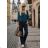 Elegante, lange Jogginghose für Damen (Einheitsgröße S/M/L) ITALIAN FASHION IMD23634