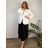 Elegante, lange Jogginghose für Damen (Einheitsgröße S/M/L) ITALIAN FASHION IMD23634