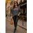 Elegante, lange Jogginghose für Damen (Einheitsgröße S/M/L) ITALIAN FASHION IMD23634