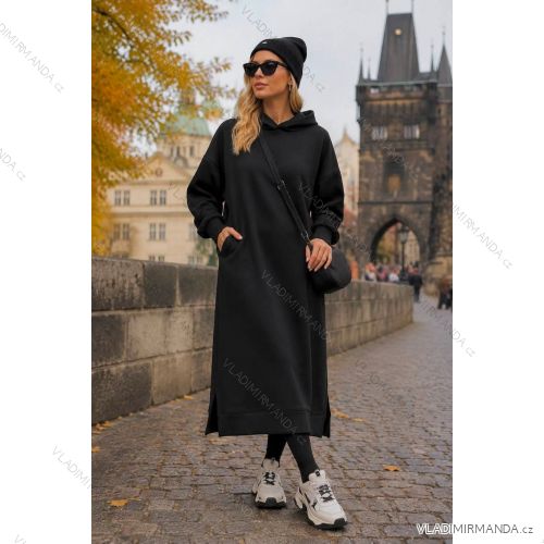 Elegante, lange Jogginghose für Damen (Einheitsgröße S/M/L) ITALIAN FASHION IMD23634
