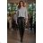 Elegante, lange Jogginghose für Damen (Einheitsgröße S/M/L) ITALIAN FASHION IMD23634