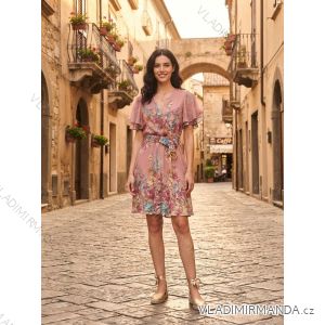 Kurzärmliges Sommerkleid für Damen (Einheitsgröße S/M) ITALIAN FASHION IMM23M20814