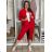 Damen Langarmjacke (S/M ONE SIZE) ITALIAN FASHION IMPSS268592/DUR M/L/XL rot
