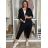 Damen Langarmjacke (42/44/46  ONE SIZE) ITALIAN FASHION IMPSS268593/DUR  schwarz