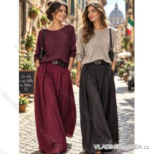 Übergroßer gestrickter Langarmpullover für Damen (S/M EINHEITSGRÖSSE) ITALIAN FASHION IMSN2416125