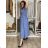 Kurzes Sommerkleid mit langen Ärmeln für Damen, übergroß (54/56/58 Einheitsgröße) ITALIAN FASHION IM425070