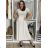 Kurzes Sommerkleid mit langen Ärmeln für Damen, übergroß (54/56/58 Einheitsgröße) ITALIAN FASHION IM425070