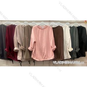 Damen-Rollkragenpullover mit kurzen Ärmeln (Einheitsgröße 42/44/46) ITALIENISCHE MODE IMC260237
