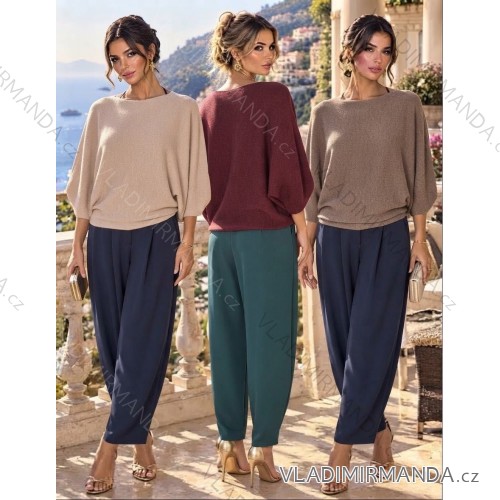 Sommerkleid oval Kurzarm Damen Übergröße (50/52/54 Einheitsgröße) ITALIAN FASHION IM425011