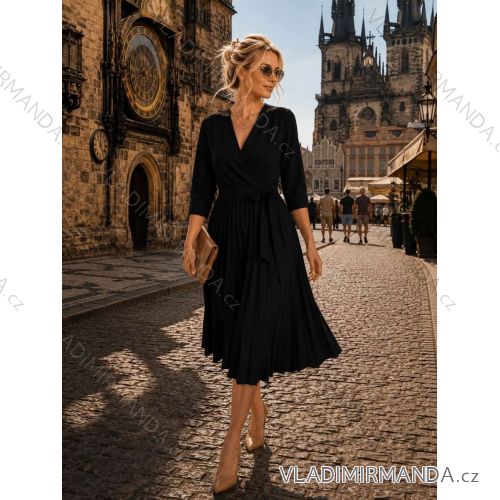 Elegante, lange Jogginghose für Damen (Einheitsgröße S/M/L) ITALIAN FASHION IMD23634