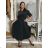 Langes ärmelloses Sommerkleid für Damen KLEO (Einheitsgröße S/M) ITALIAN FASHION IMSM2600018 S / M / L schwarz