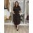 Langes ärmelloses Sommerkleid für Damen KLEO (Einheitsgröße S/M) ITALIAN FASHION IMSM2600018 S / M / L schwarz