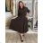 Langes ärmelloses Sommerkleid für Damen KLEO (Einheitsgröße S/M) ITALIAN FASHION IMSM2600018 S / M / L schwarz