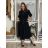 Langes ärmelloses Sommerkleid für Damen KLEO (Einheitsgröße S/M) ITALIAN FASHION IMSM2600018 S / M / L schwarz