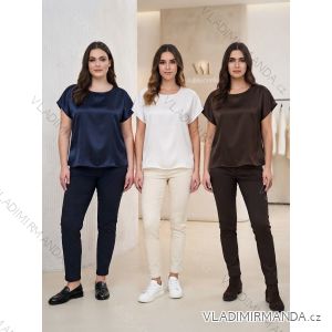 Gestrickter Rollkragenpullover für Damen mit langen Ärmeln (Einheitsgröße S/M) ITALIAN FASHION IM323001