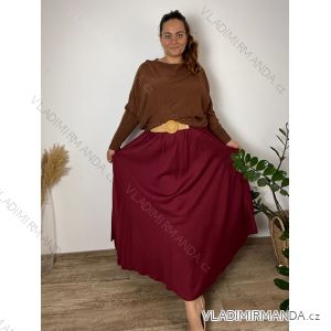 Sommerkleid oval Kurzarm Damen Übergröße (50/52/54 Einheitsgröße) ITALIAN FASHION IM425011
