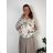 Damen-Langarmjacke (S/M Einheitsgröße) ITALIAN FASHION IMWB232761  braun