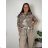 Damen-Langarmjacke (S/M Einheitsgröße) ITALIAN FASHION IMWB232761  braun