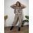 Damen-Langarmjacke (S/M Einheitsgröße) ITALIAN FASHION IMWB232761  braun