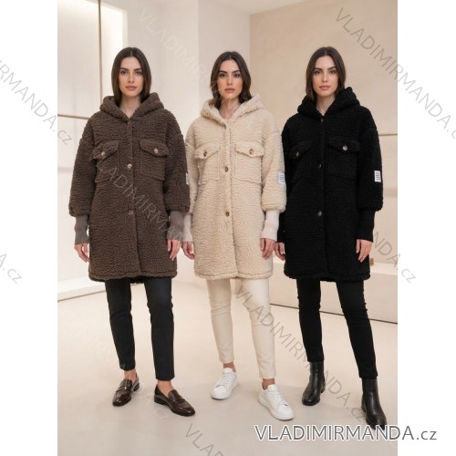 Stretchhose für Damen (S/M/L EINHEITSGRÖSSE) ITALIAN FASHION IMWKK25022 S / M / L braun