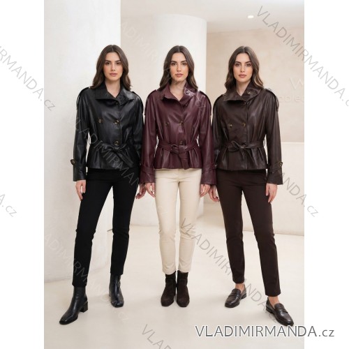 Langarm-Bodysuit für Damen (S/M/L Einheitsgröße) ITALIAN FASHION IMPLP2355350060 S / M / L Wein