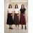 Damen-Langrock mit Gürtel MARIA (Einheitsgröße S/M/L) ITALIENISCHE MODE IMPLU26G03392