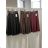 Damen-Langrock mit Gürtel MARIA (Einheitsgröße S/M/L) ITALIENISCHE MODE IMPLU26G03392 S / M / L Wein