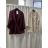 Jacke lange Ärmel (uni s-xl) ITALIENISCHE Mode IM318109 S / M / L Wein