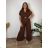 Sommerkleid oval Kurzarm Damen Übergröße (50/52/54 Einheitsgröße) ITALIAN FASHION IM425011