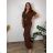 Sommerkleid oval Kurzarm Damen Übergröße (50/52/54 Einheitsgröße) ITALIAN FASHION IM425011