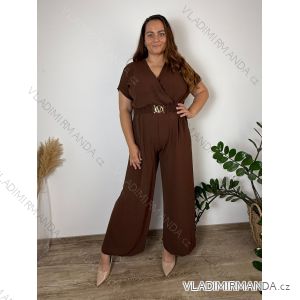 Sommerkleid oval Kurzarm Damen Übergröße (50/52/54 Einheitsgröße) ITALIAN FASHION IM425011