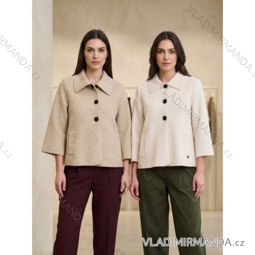 Damenmantel mit langen Ärmeln (Einheitsgröße S/M/L) ITALIENISCHE MODE IMPVN2525994
